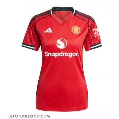 Billiga Manchester United Diogo Dalot #2 Hemma fotbollskläder Dam 2025-26 Kortärmad Billiga Manchester United Diogo Dalot #2 Hemma fotbollskläder Dam 2025-26 Kortärmad